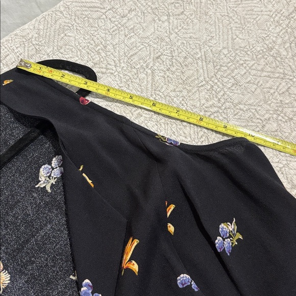 Reformation Black Floral Mini Dress - Picture 8 of 10